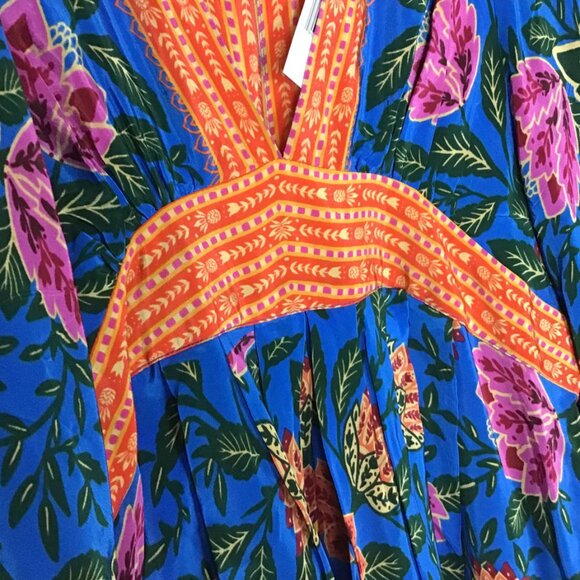 Farm Rio Pineapple Garden Caftan Maxi Dress - Picture 7 of 14